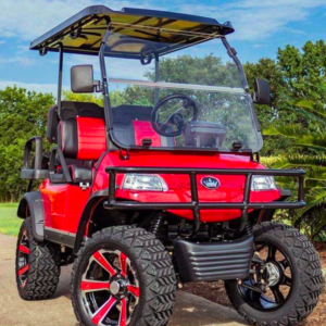 Red-Electric-Golf-Cart