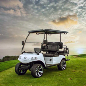 White-Electric-Golf-Cart