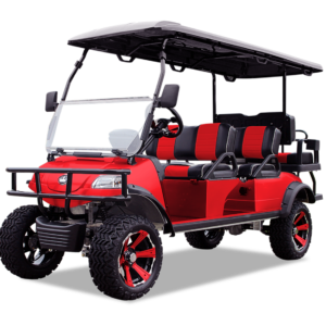 Red_Electric_Golf_Cart_categories_of_Island_EV_Rentals
